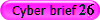 Cyber brief 26